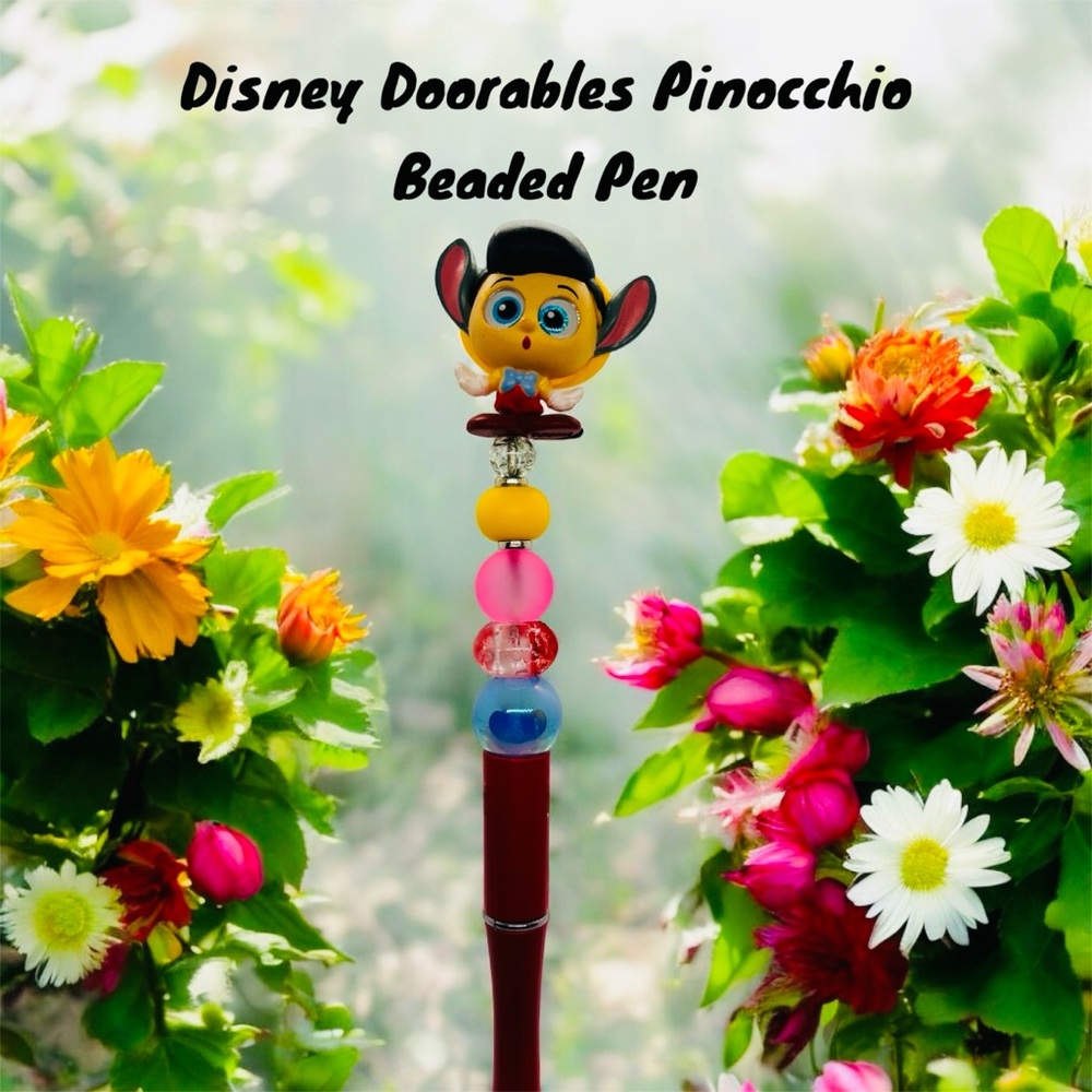 Disney Doorables Pinocchio Beaded Pen